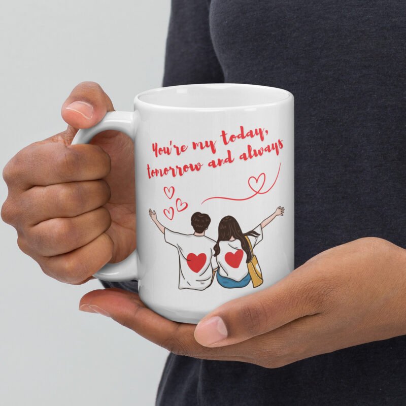 couple valentine's day gift - coffee mug - 15 oz coffee mug