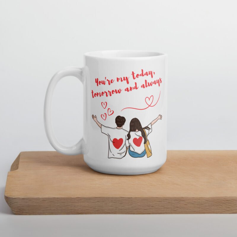 couple valentine's day gift - coffee mug - 15 oz mug