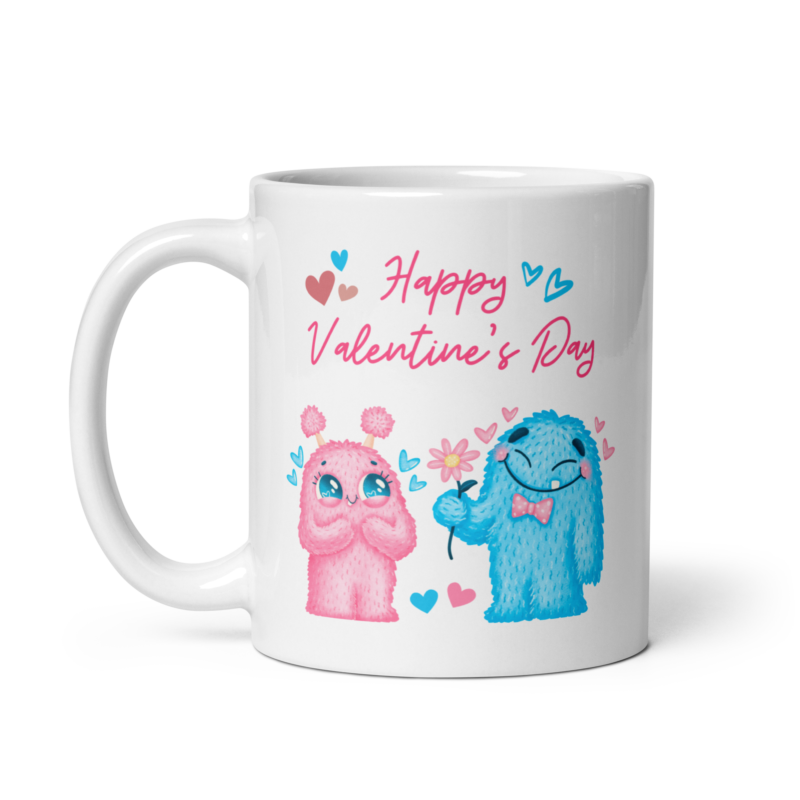 happy valentine's day - coffee mug gift - gift for valentine's day - 11 oz mug