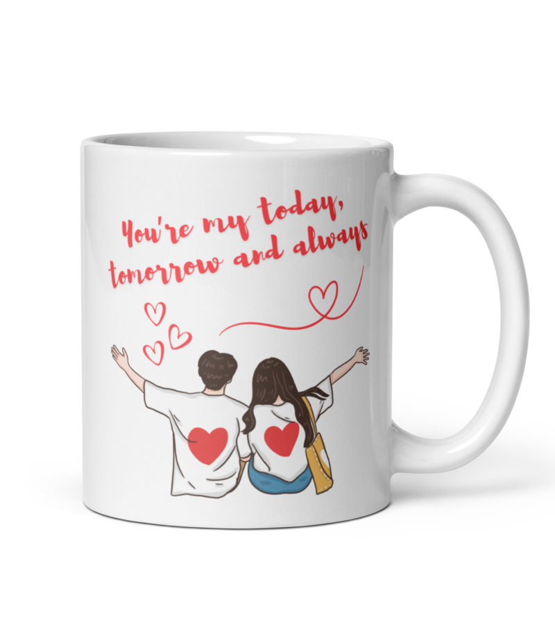 valentine's day coffee mug gift - gift for her - 11 oz