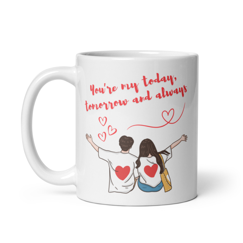 valentine's day coffee mug gift - gift for him - 11 oz